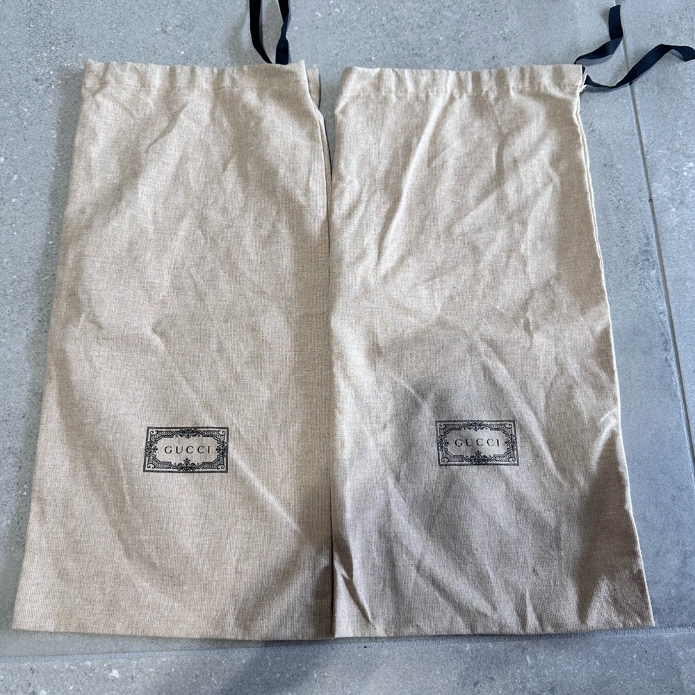 💘Gucci shoes bag set of 2 new never used